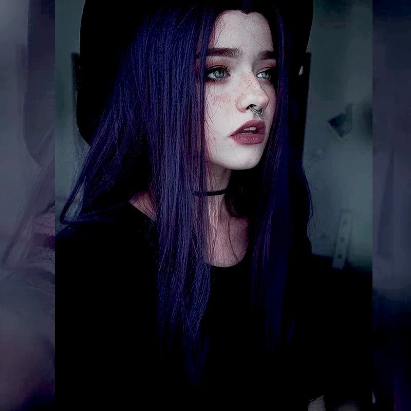 【現貨1】香芋紫色 薰衣草 粉紫色 灰紫色 黑紫色 葡萄紫 薄藤紫色系列假髮💜紫色假髮漸層假髮挑染假髮cos假髮直假髮-規格圖3