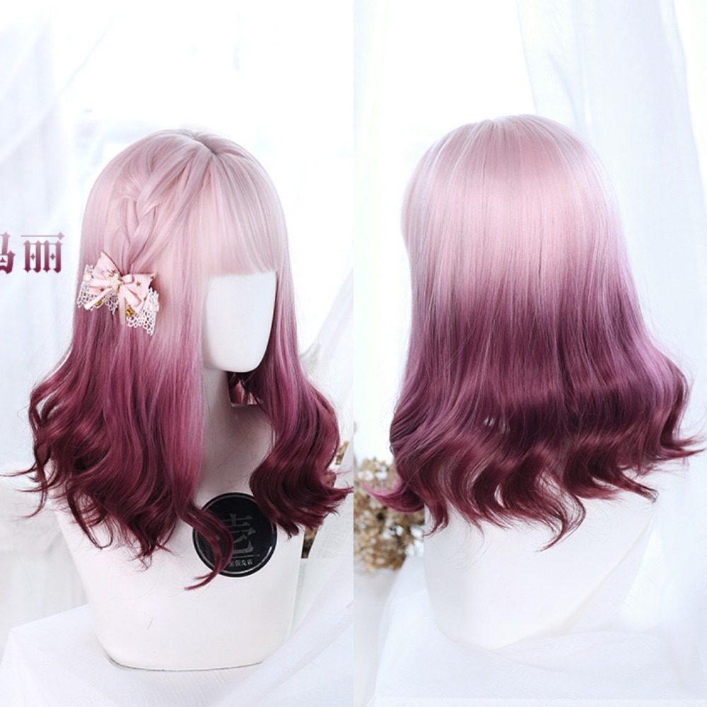 《小瑪麗》粉紫漸變染50cm