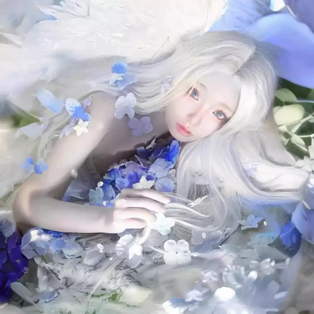 【現貨1】銀色 白色 灰色黑白漸變色 灰黑色 灰白色 純白色 銀白色系列假髮🤍白挑染日常假髮 奶奶假髮漸層假髮黑白假髮-規格圖4