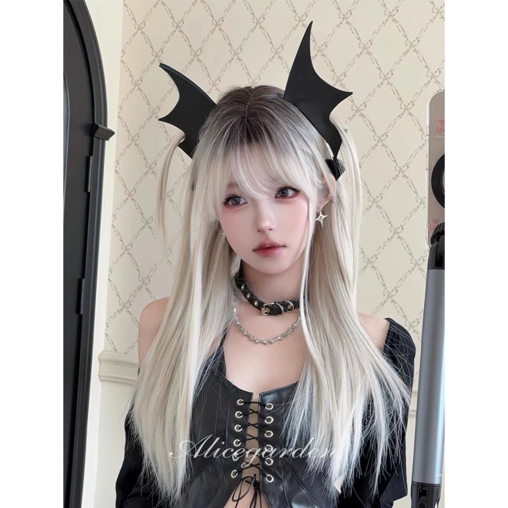 《暹羅喵語》亞裔風 爆頂奶白直 66cm