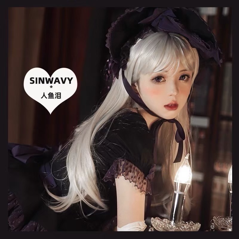 銀白色直髮🤍60cm+-