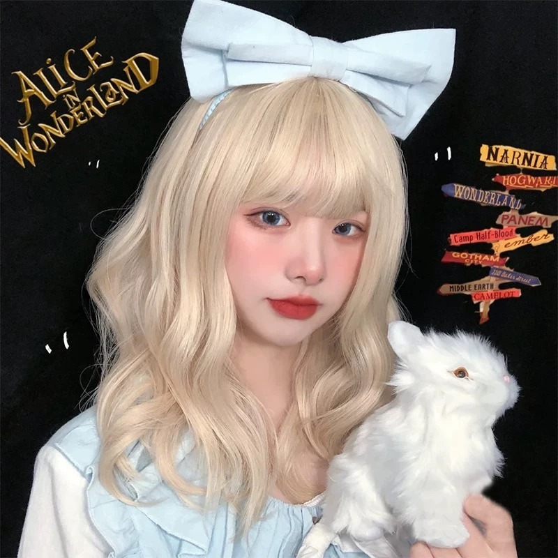 【現貨1】淺金色 米金色 砂金色 金棕 灰金 白金 黃金 亞麻金挑染系列💛女生假髮金髮美女漸層假髮愛麗絲假髮長假髮金髮-規格圖6