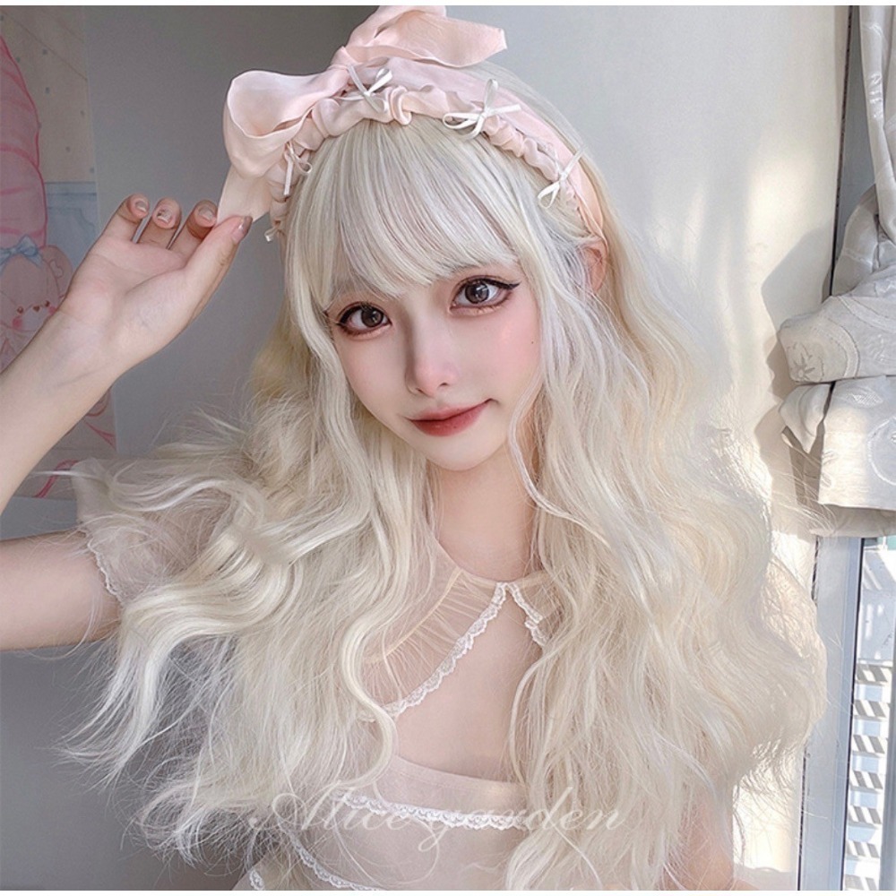 【現貨1】淺金色 米金色 砂金色 金棕 灰金 白金 黃金 亞麻金挑染系列💛女生假髮金髮美女漸層假髮愛麗絲假髮長假髮金髮-規格圖6