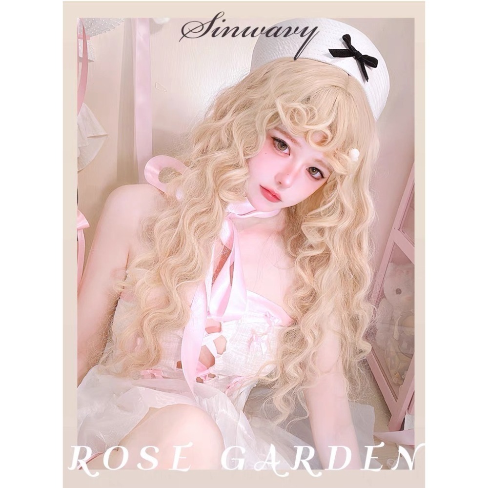 【現貨1】淺金色 米金色 砂金色 金棕 灰金 白金 黃金 亞麻金挑染系列💛女生假髮金髮美女漸層假髮愛麗絲假髮長假髮金髮-規格圖6