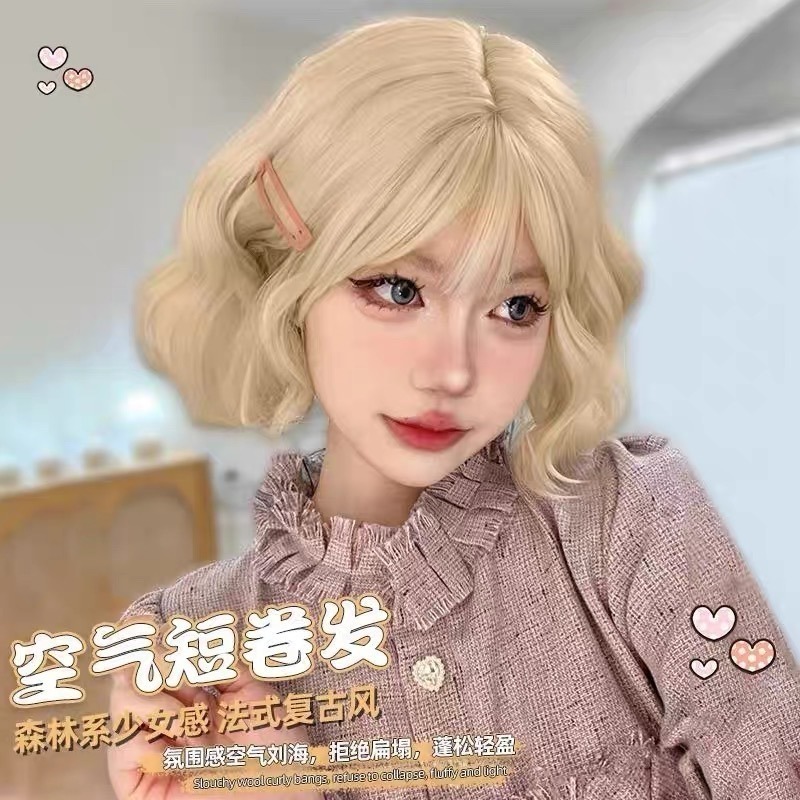 【現貨1】淺金色 米金色 砂金色 金棕 灰金 白金 黃金 亞麻金挑染系列💛女生假髮金髮美女漸層假髮愛麗絲假髮長假髮金髮-規格圖6