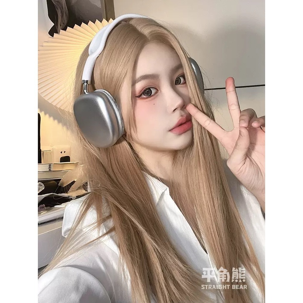 【現貨2】淺金色 米金色 砂金色 金棕 灰金 白金 黃金 亞麻金挑染系列💛愛麗絲假髮 金髮cosplay 金色捲髮假髮-規格圖5