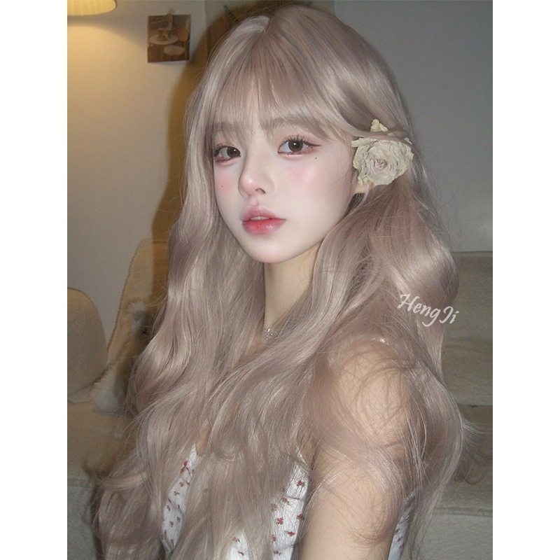 【現貨2】淺金色 米金色 砂金色 金棕 灰金 白金 黃金 亞麻金挑染系列💛愛麗絲假髮 金髮cosplay 金色捲髮假髮-規格圖5