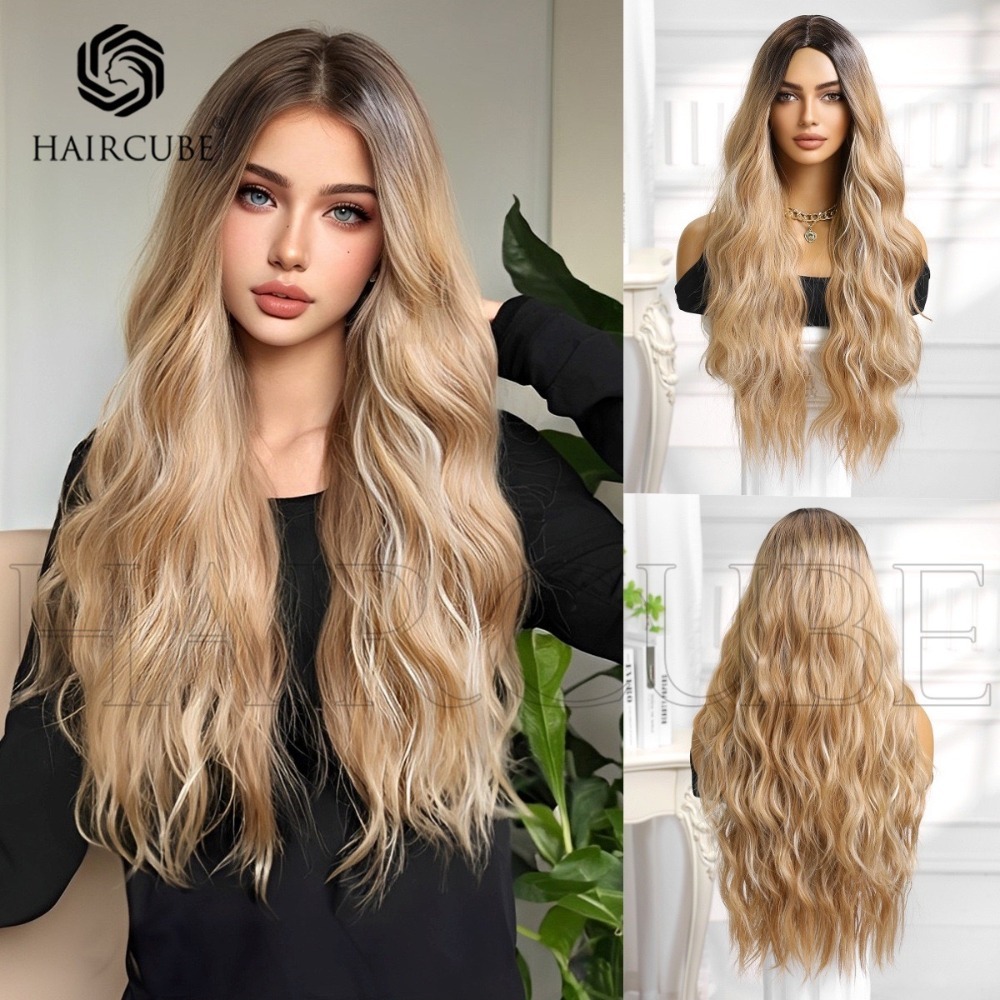 《米克爾》黑棕漸變 金蛋捲髮 65cm