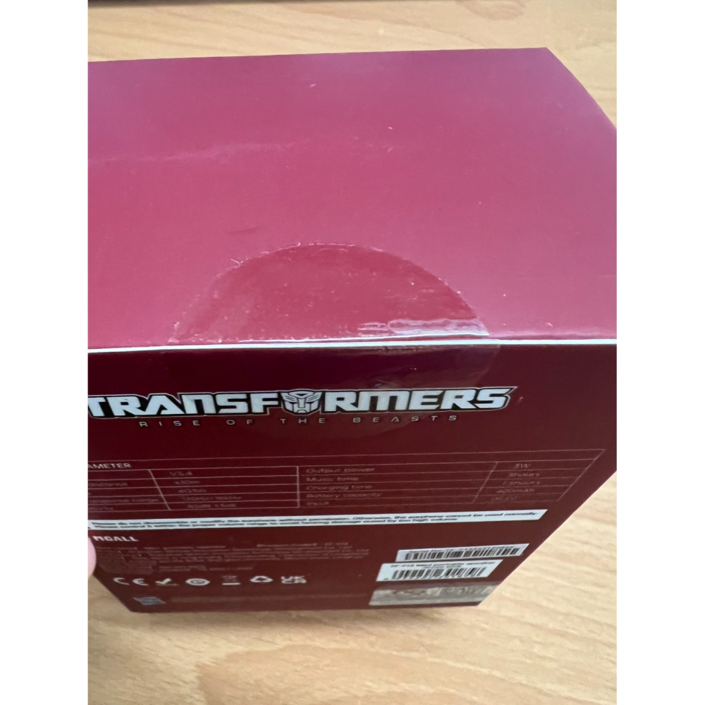 全新｜變形金剛 迷你藍芽音響TF-Y13-粉紅色《生日禮物、聖誕禮物、交換禮物》-細節圖4