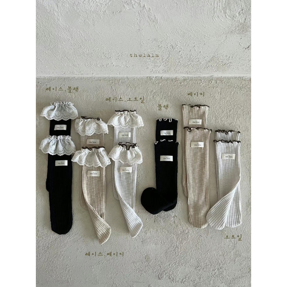 韓-the lala 冬青襪-spring-細節圖2
