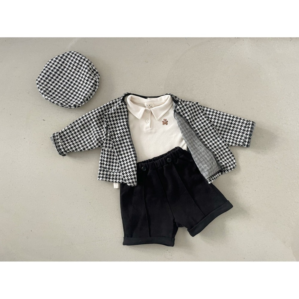 刺繡小熊襯衫上衣-細節圖3