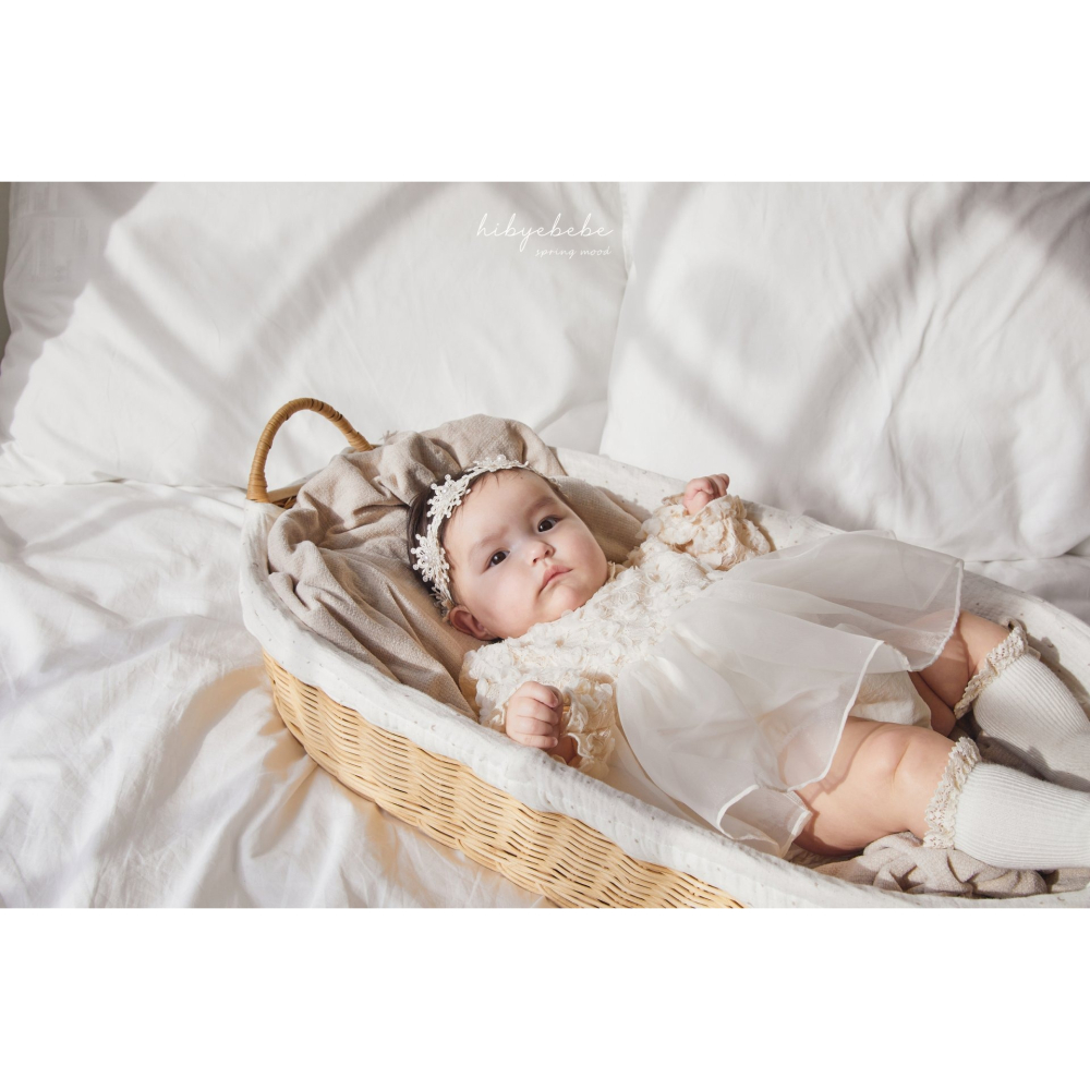 Hibye蕾絲花朵包屁裙#S/80-細節圖4