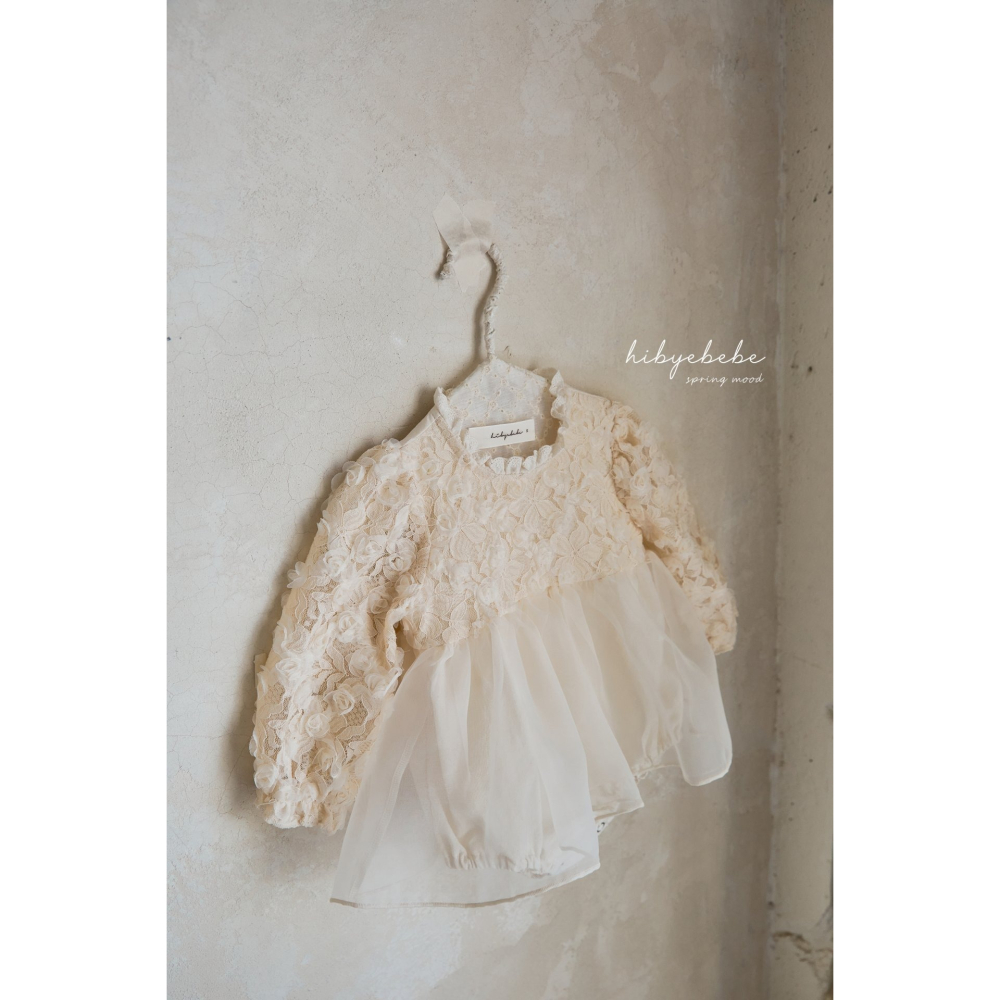 Hibye蕾絲花朵包屁裙#S/80-細節圖6