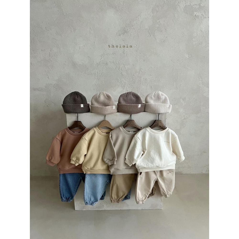 Thelala牛仔縮口長褲-細節圖3