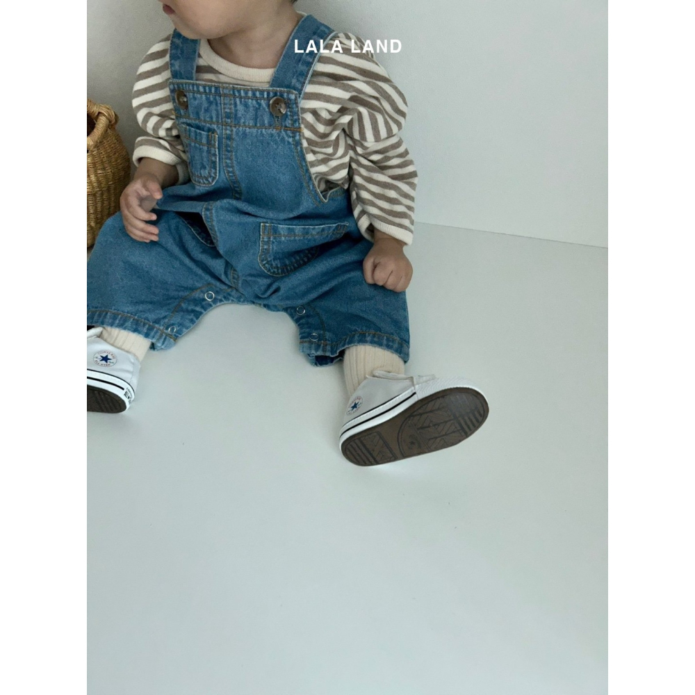 Bebe口袋藍背帶褲(bebe)-細節圖9