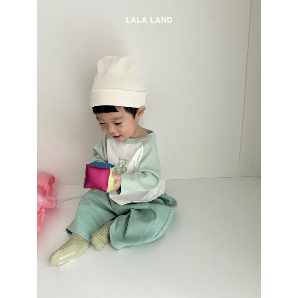 Lalaland休閒縮口牛仔褲(bebe)-細節圖3