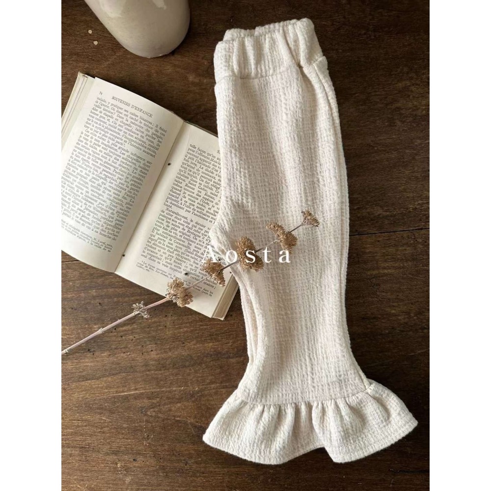 Aosta荷葉邊長褲-細節圖4