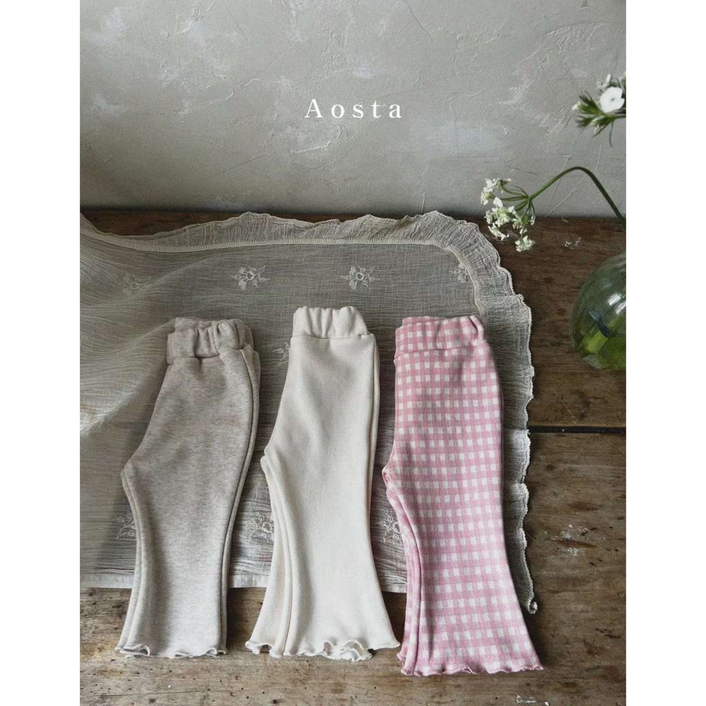 Aosta木耳邊長褲-細節圖2