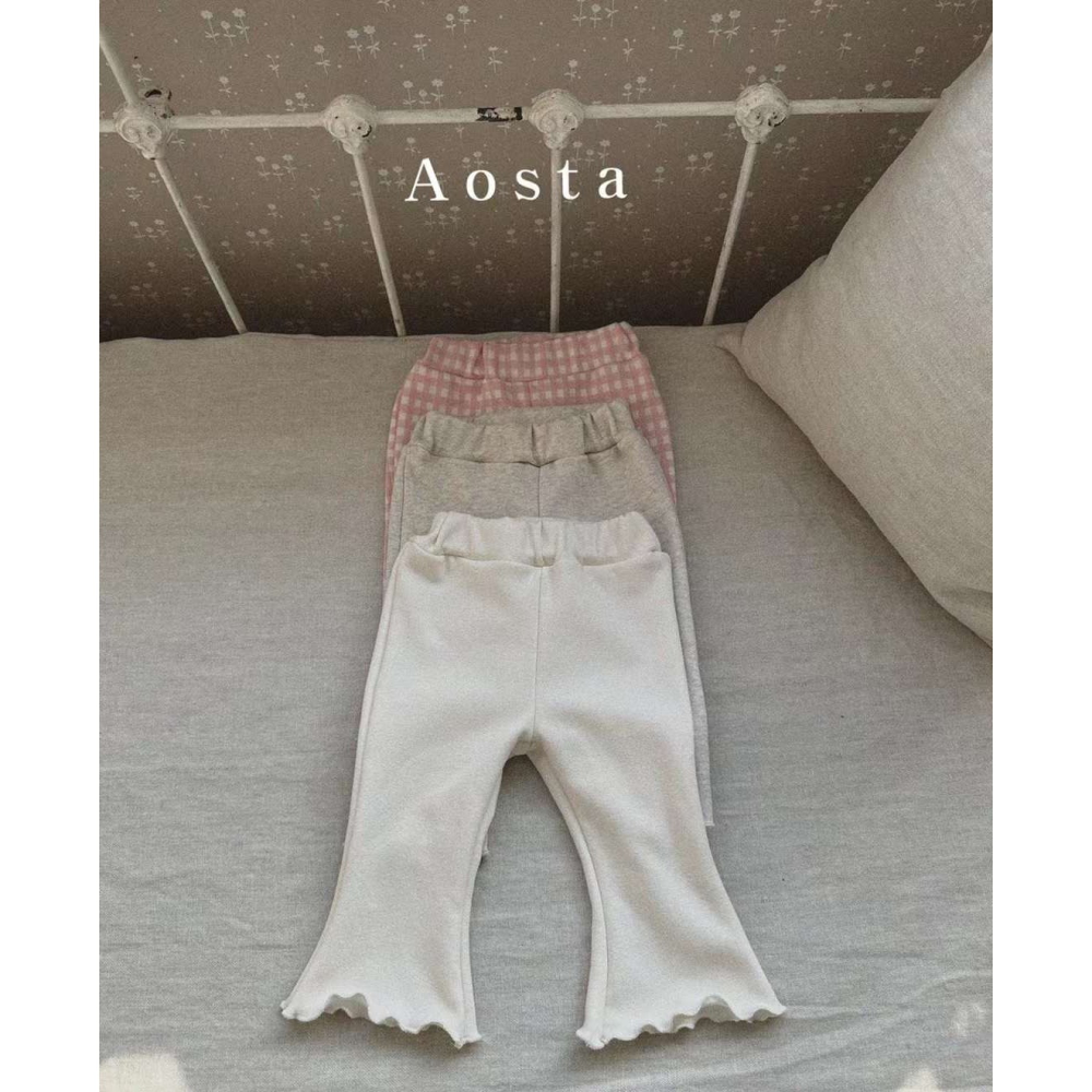 Aosta木耳邊長褲-細節圖3