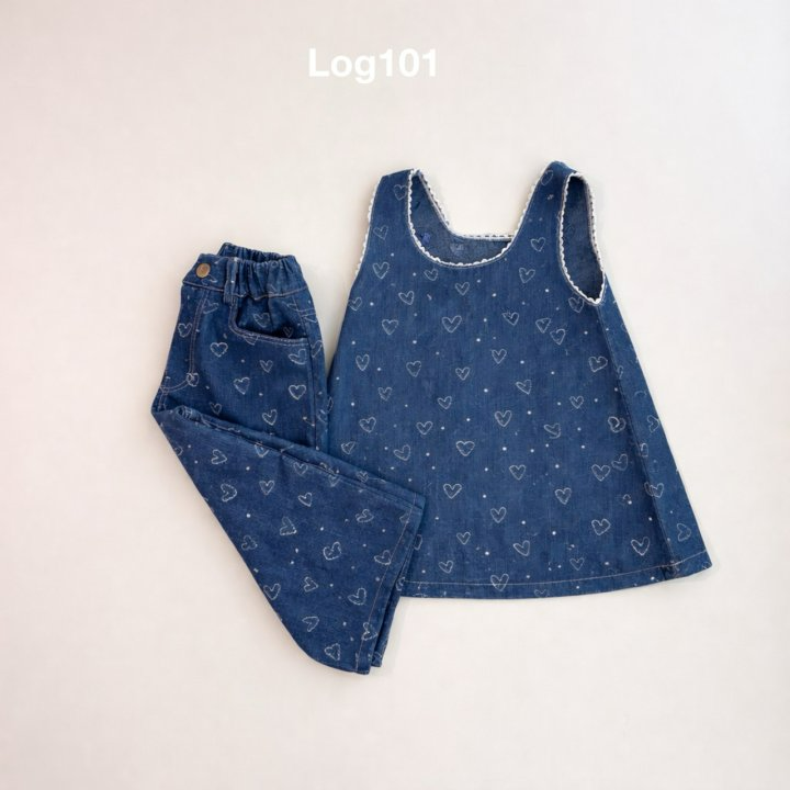 Log101 褲子 로그101 럽데님바지 - YuniKor유니코 ︎韓國母嬰童裝 - iOPEN Mall