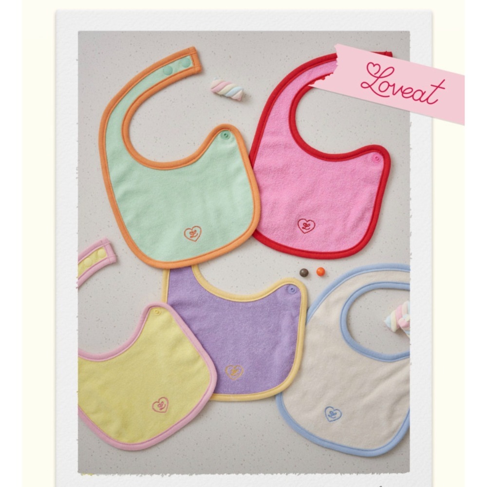 韓國 Loveat 圍兜-細節圖2