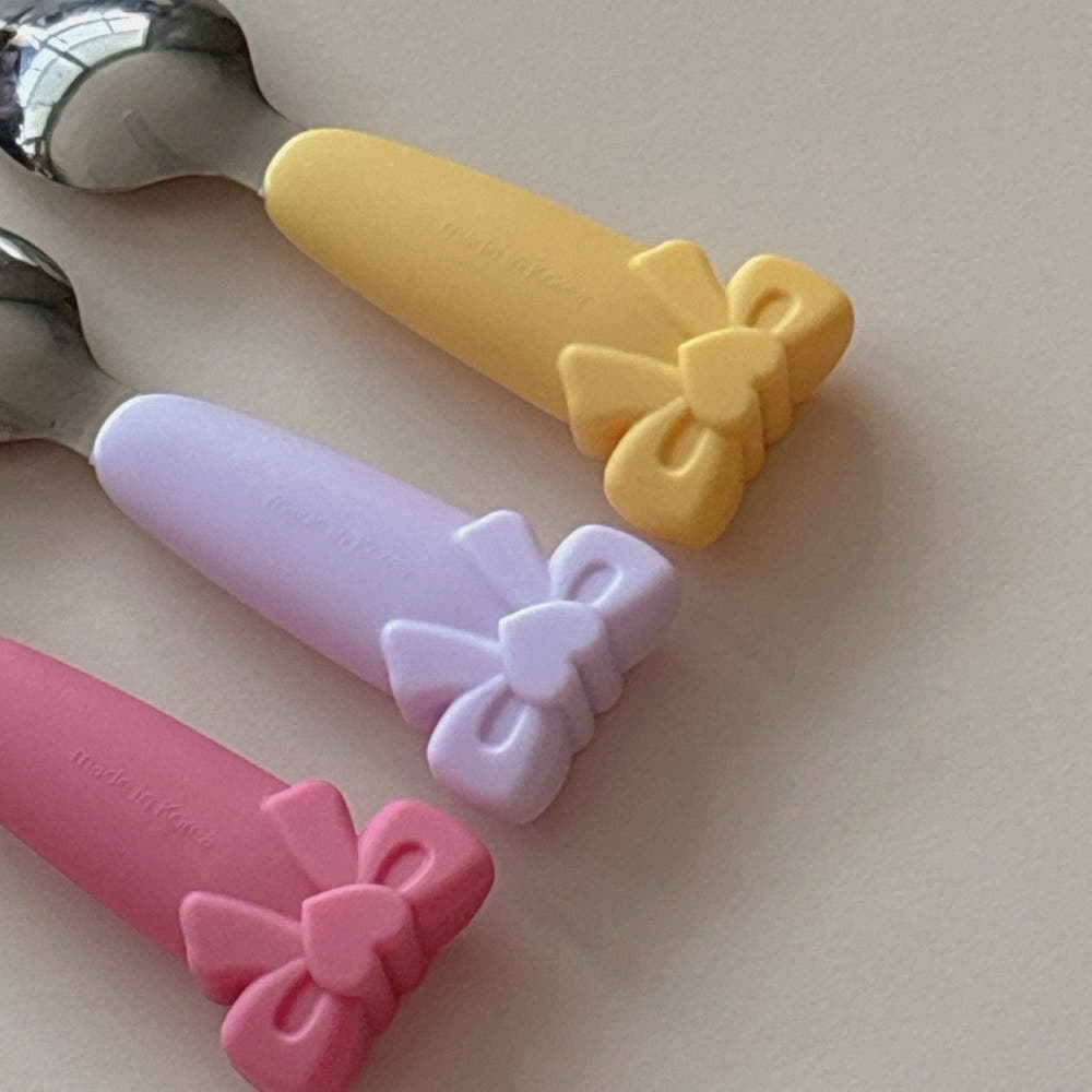 韓國 Loveat 蝴蝶結餐具 湯匙 叉子-細節圖4