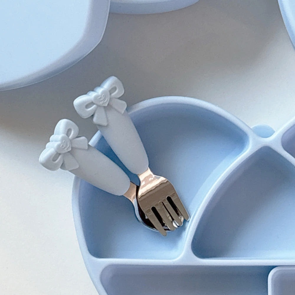 韓國 Loveat 蝴蝶結餐具 湯匙 叉子-細節圖6