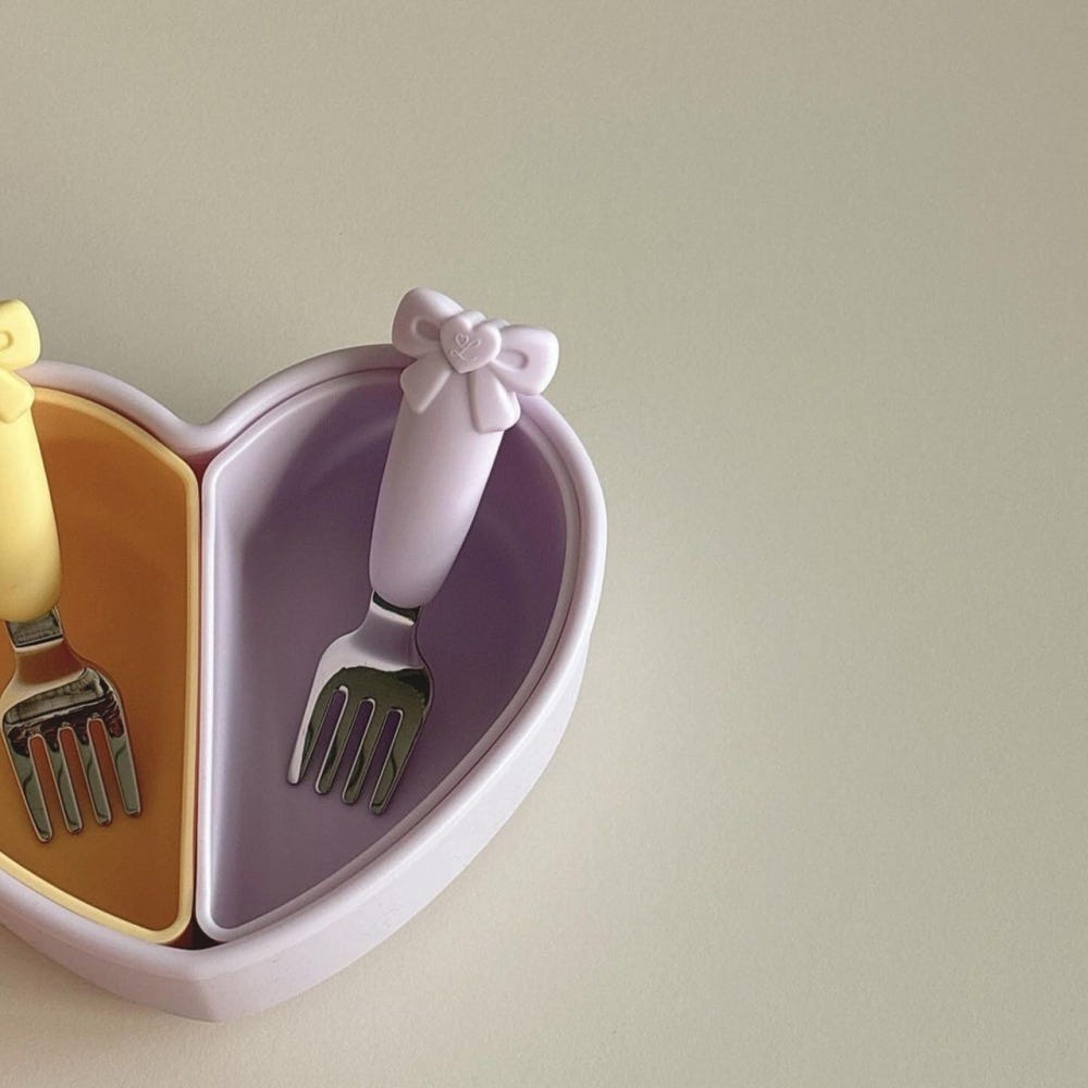 韓國 Loveat 蝴蝶結餐具 湯匙 叉子-細節圖9