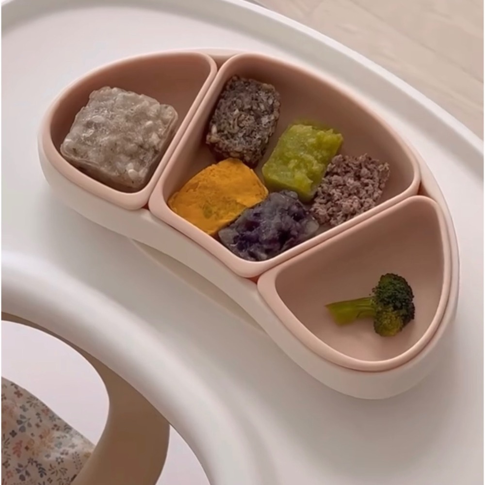 韓國 Moyuum 可頌白金矽膠餐盤-細節圖6