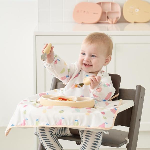 韓國 moyuum 一體式防水圍兜-細節圖3