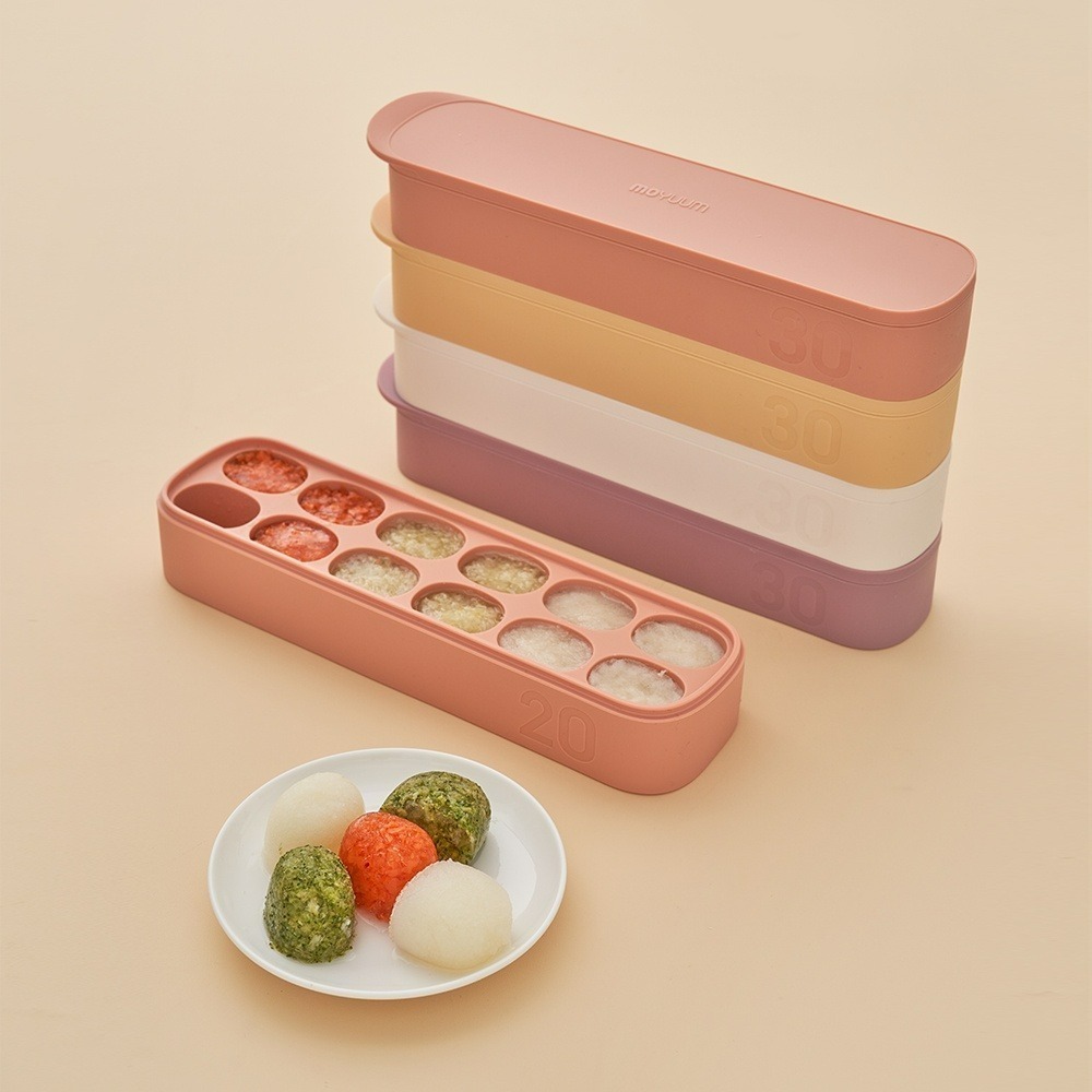 現貨特價 韓國 moyuum 副食品長型分裝盒 超省收納空間 6格/12格-細節圖4