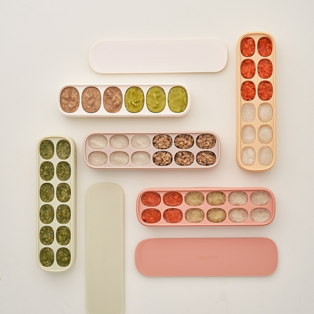 現貨特價 韓國 moyuum 副食品長型分裝盒 超省收納空間 6格/12格-細節圖6