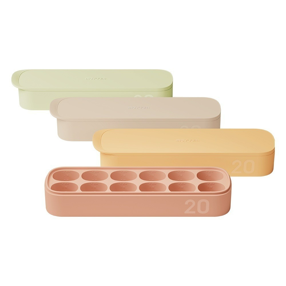 現貨特價 韓國 moyuum 副食品長型分裝盒 超省收納空間 6格/12格-細節圖7