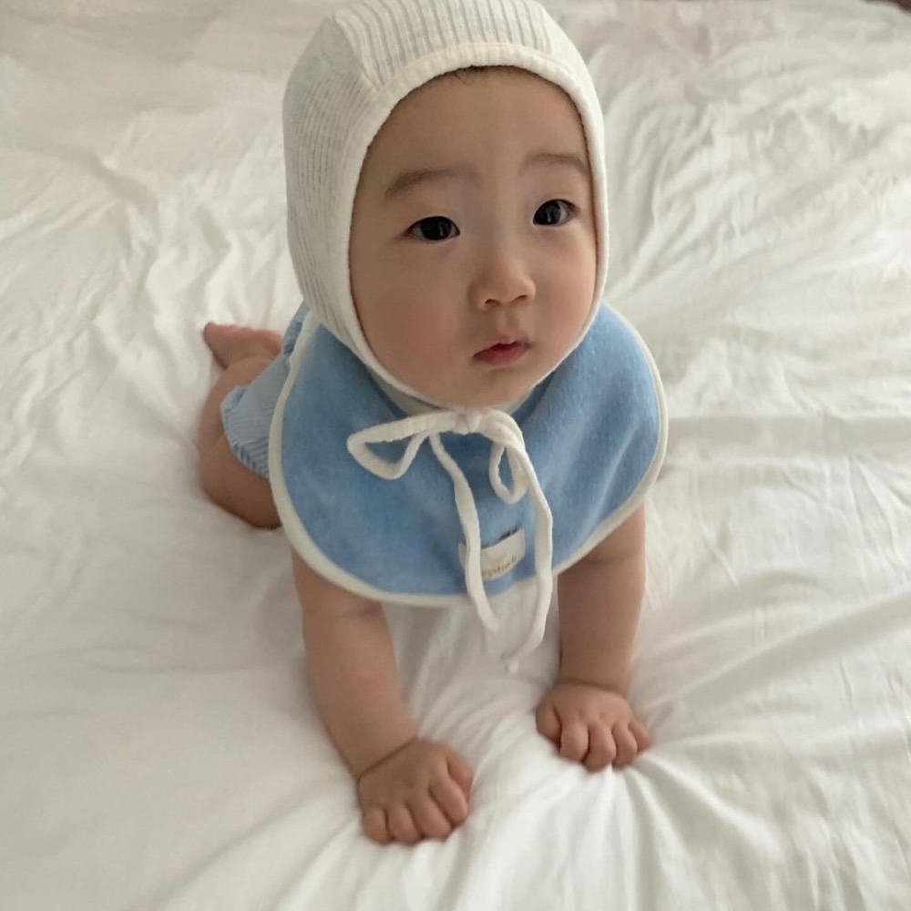 韓國 Heydouk 헤이덕 厚磅質感圍兜 吸水棉-細節圖3