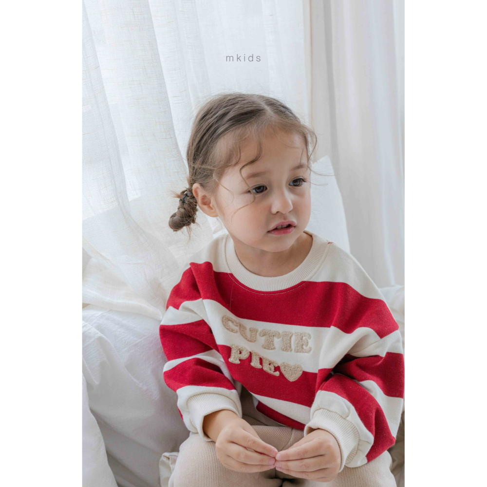 Mkids 上衣 엠키즈 파이맨투맨-細節圖2