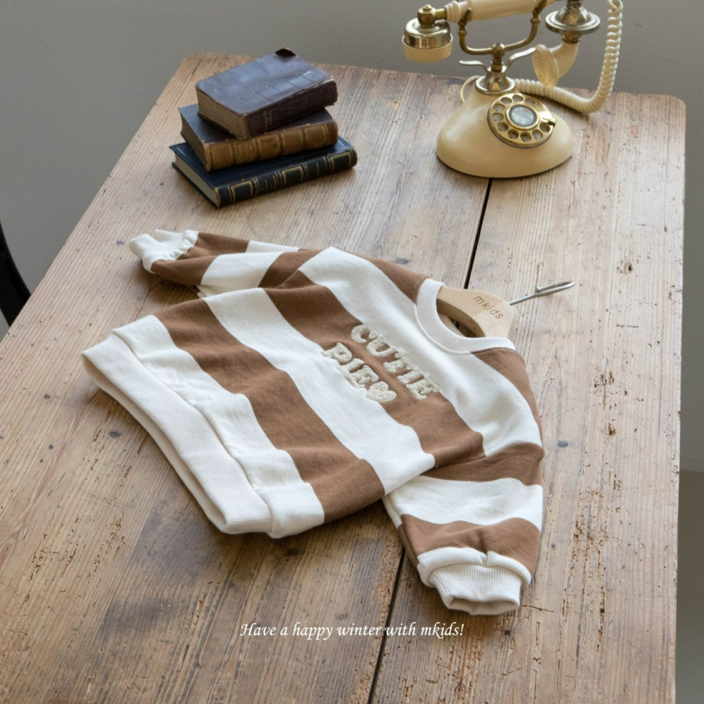 Mkids 上衣 엠키즈 파이맨투맨-細節圖9