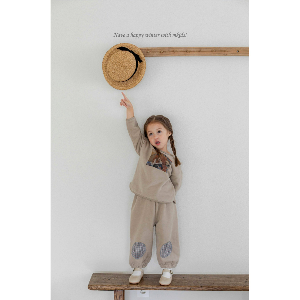 Mkids 褲子 엠키즈 우디팬츠-細節圖2