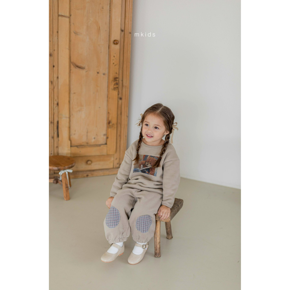 Mkids 褲子 엠키즈 우디팬츠-細節圖3