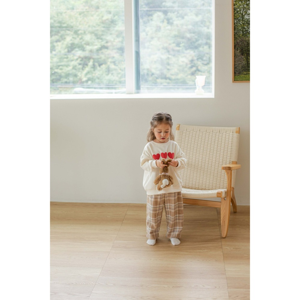 Mkids 褲子 엠키즈 올리버체크팬츠-細節圖5