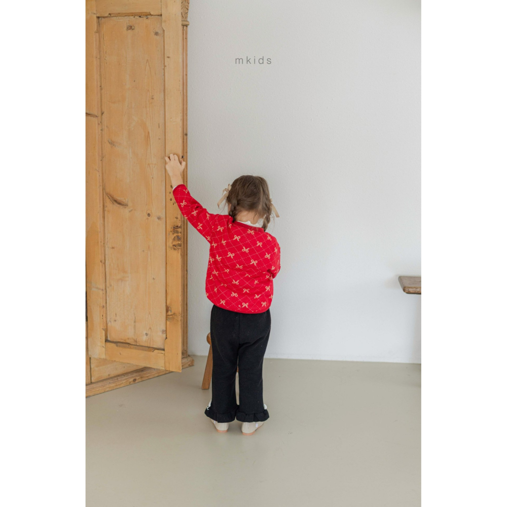 Mkids 褲子 엠키즈 에블린프릴팬츠-細節圖5