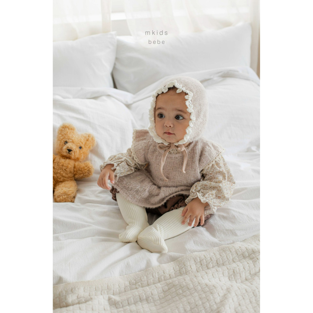 Mkids 套裝 엠키즈 솜사탕블루머세트-細節圖3