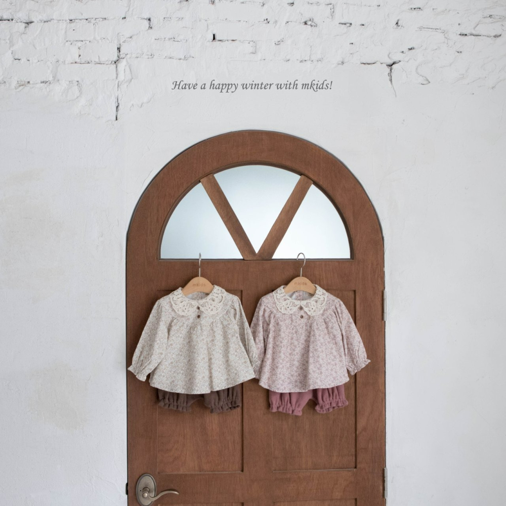 Mkids 套裝 엠키즈 솜사탕블루머세트-細節圖4