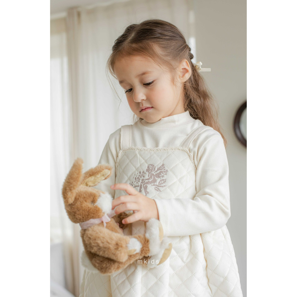 Mkids 洋裝 엠키즈 다이아퀄팅원피스-細節圖2