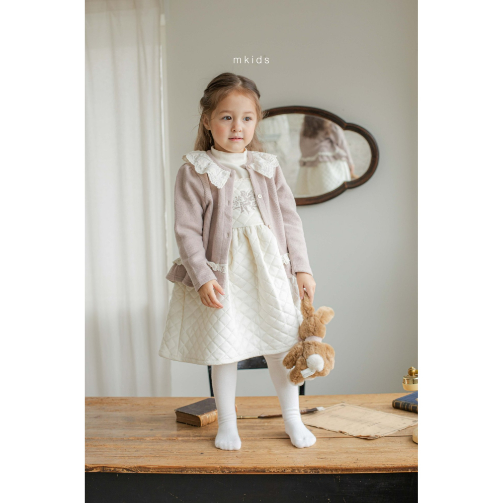 Mkids 洋裝 엠키즈 다이아퀄팅원피스-細節圖3
