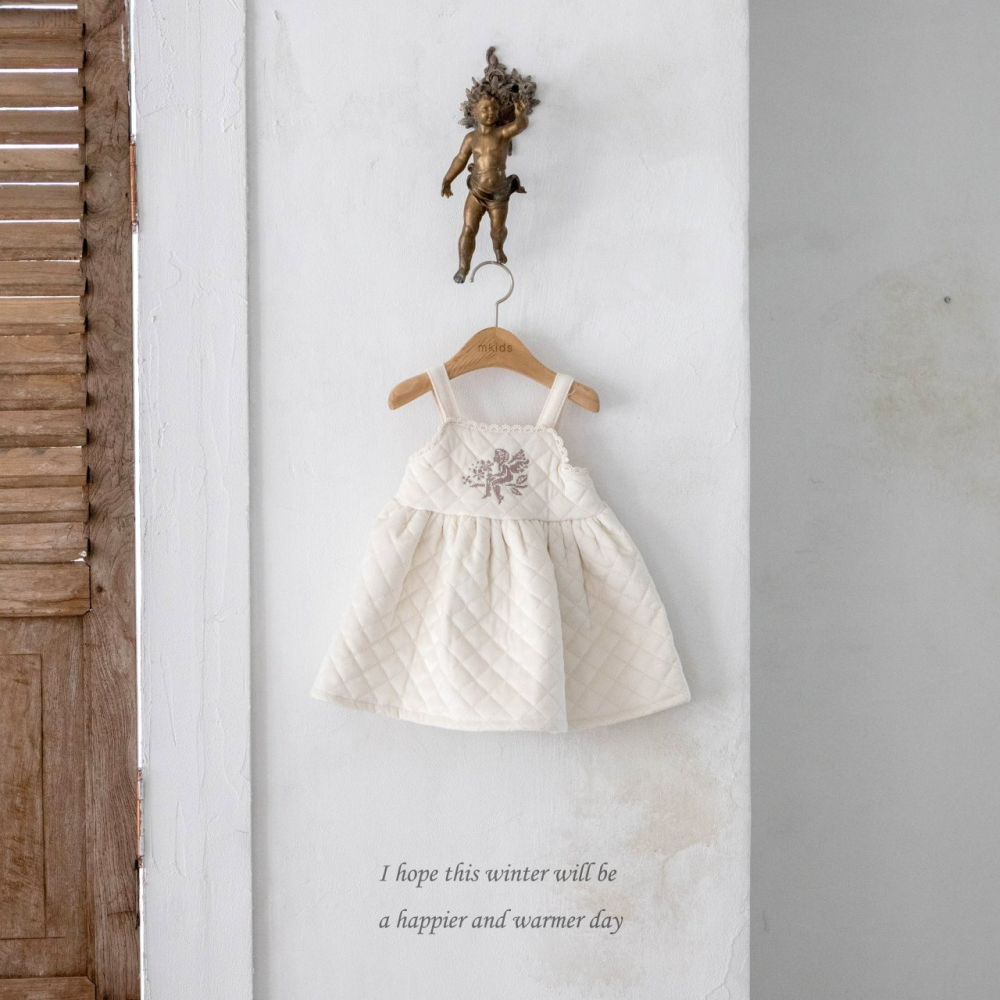 Mkids 洋裝 엠키즈 다이아퀄팅원피스-細節圖5