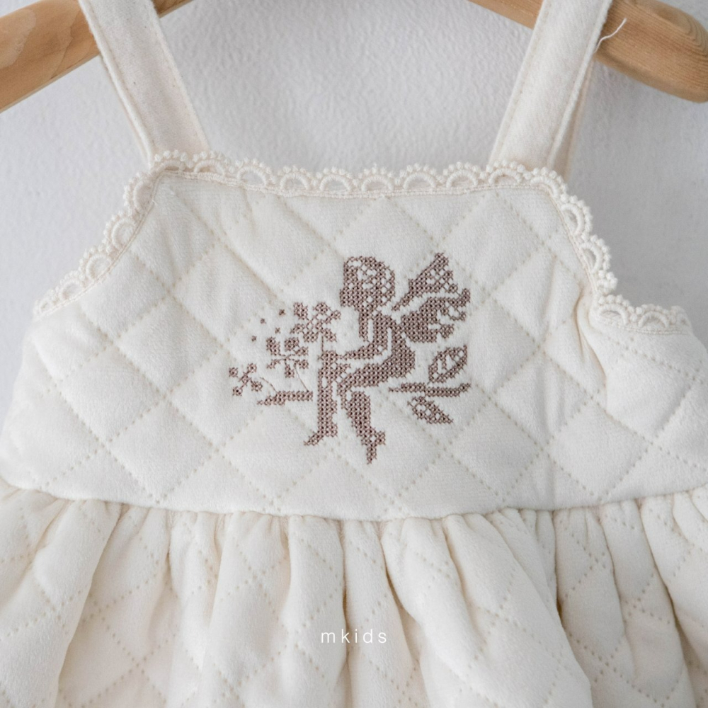 Mkids 洋裝 엠키즈 다이아퀄팅원피스-細節圖6