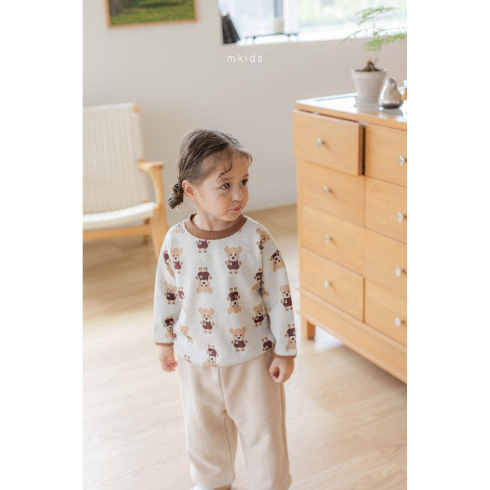 Mkids 上衣 엠키즈 리봉봉니트티-細節圖4