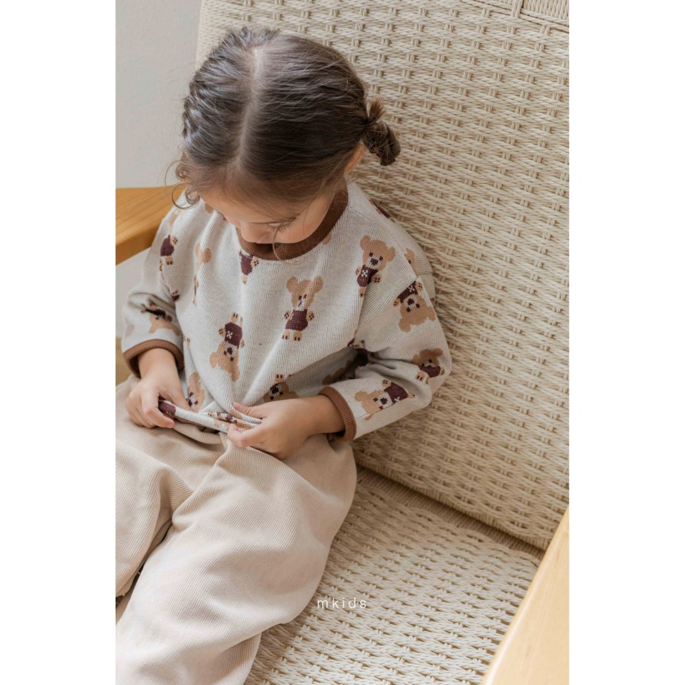 Mkids 上衣 엠키즈 리봉봉니트티-細節圖6