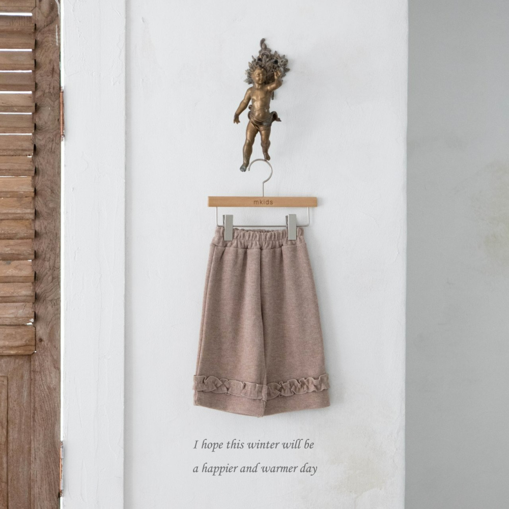 Mkids 褲子 엠키즈 바엘프릴팬츠-細節圖5