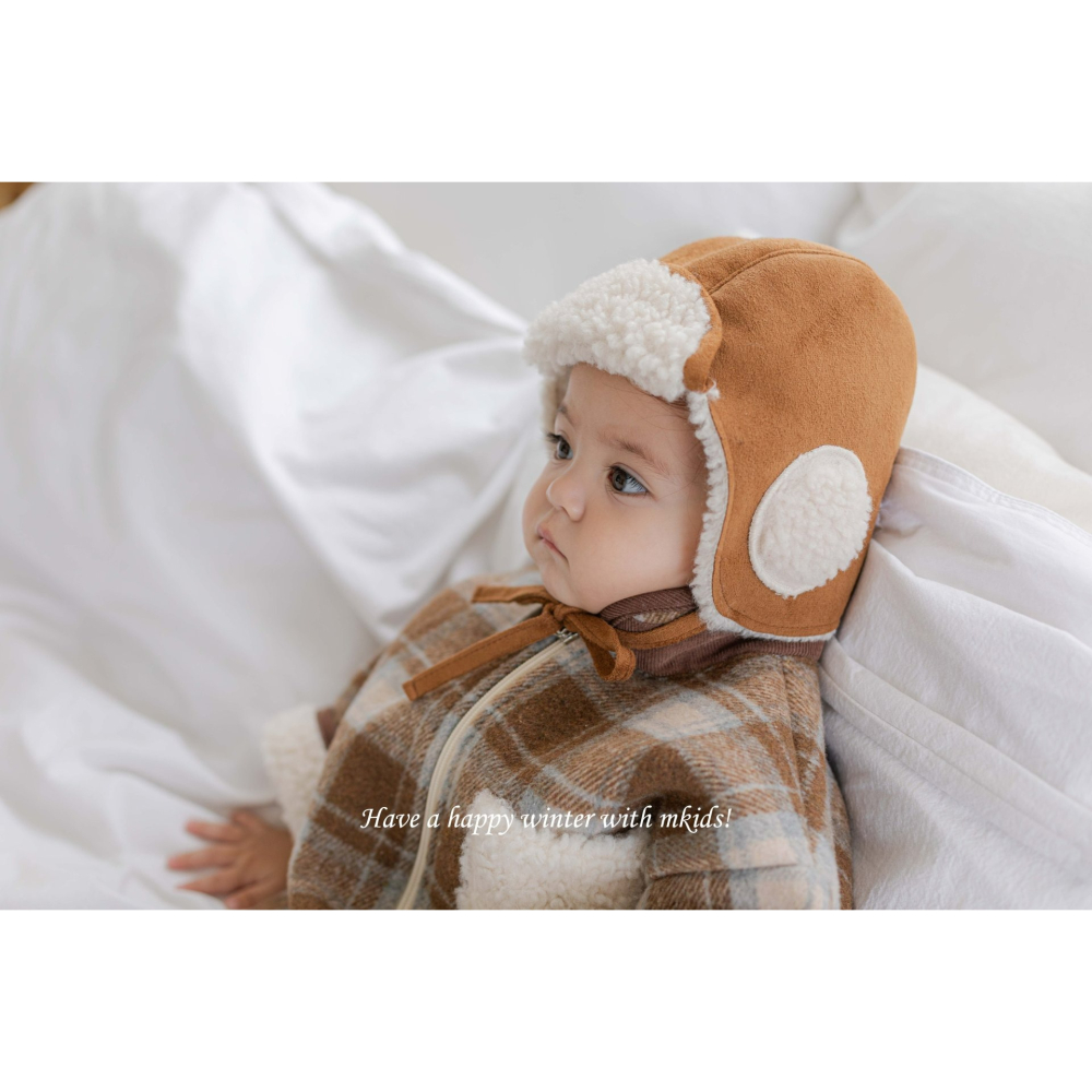 Mkids 帽子 엠키즈 밤비무스탕모자-細節圖3